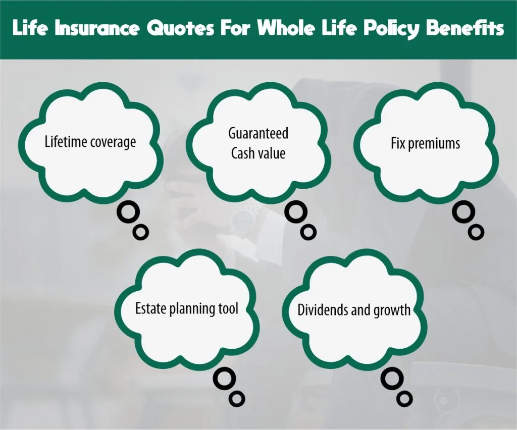 Life Insurance Quotes For Whole Life Policy Benefits